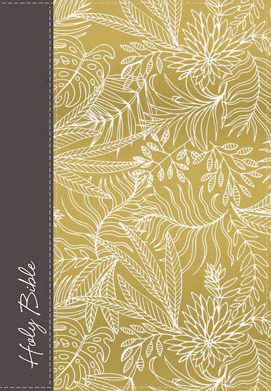 NKJV Large Print Ultraslim Reference Bible-Yellow/White Hardcover (Not Available-Publisher Out Of Stock Indefinitely) | SHOPtheWORD