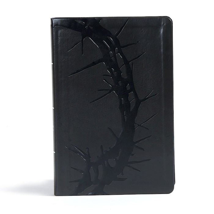 CSB Giant Print Reference Bible-Charcoal LeatherTouch Indexed | SHOPtheWORD