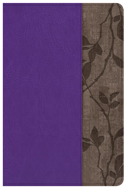NKJV Holman Study Bible/Personal Size (Full Color)-Purple LeatherTouch Indexed | SHOPtheWORD