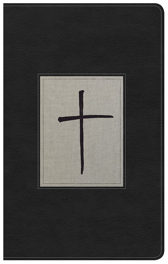 NKJV Ultrathin Reference Bible-Black/Gray Deluxe LeatherTouch | SHOPtheWORD