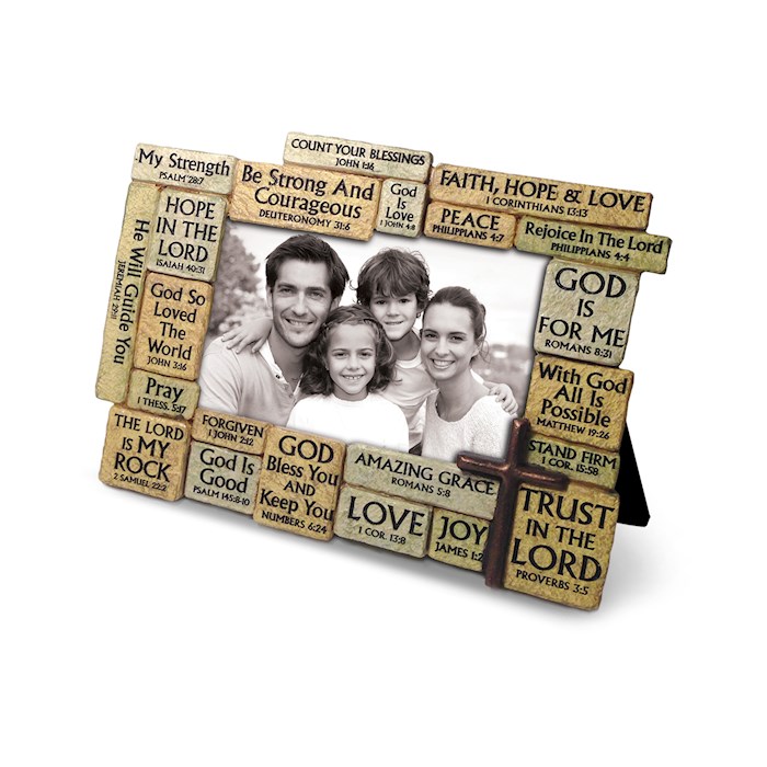 Photo Frame-Stacked Stones (#17458) | SHOPtheWORD