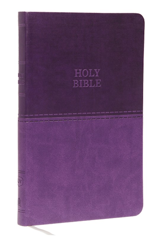 KJV Value Thinline Bible (Comfort Print)-Purple Leathersoft | SHOPtheWORD