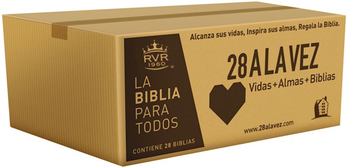 Span-RVR 1960 Holy Bible-Economy Edition-Softcover (Pack Of 28) | SHOPtheWORD