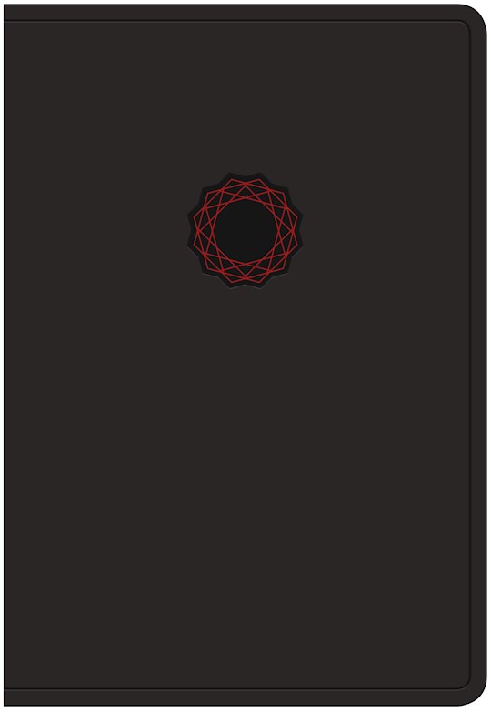 NKJV Deluxe Gift Bible-Black/Red LeatherTouch | SHOPtheWORD
