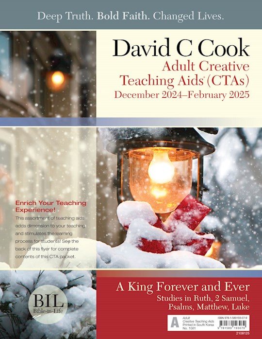 Bible-In-Life/Reformation Press Winter 2020-2021: Adult Comprehensive Bible Study Creative Teaching Aids (#1081) | SHOPtheWORD