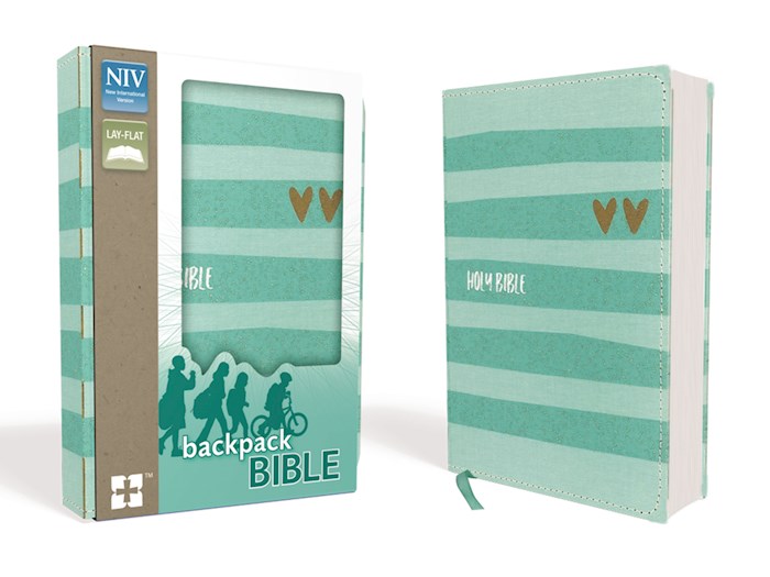 NIV Backpack Bible/Compact-Turquoise/Gold Flexcover (Not Available-Out Of Print) | SHOPtheWORD