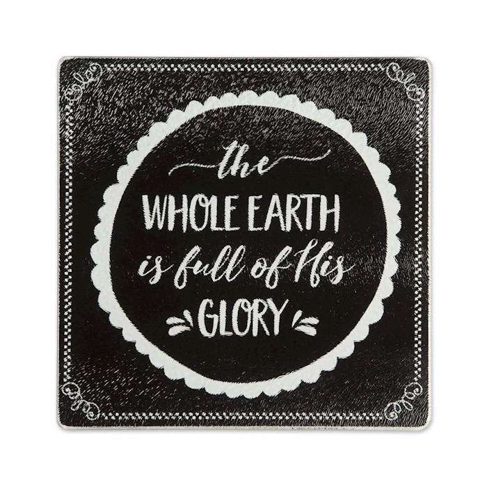 Glass Trivet-His Glory (7.75 x 7.75) | SHOPtheWORD