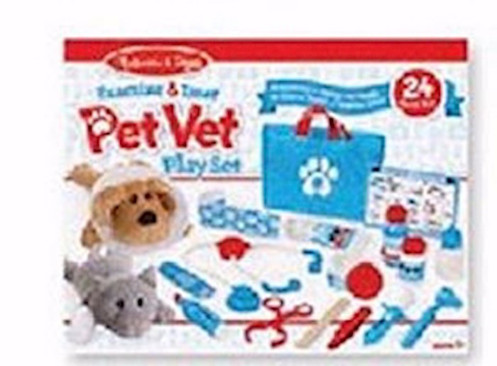 Melissa & Doug Playset, Pet Vet, Examine & Treat