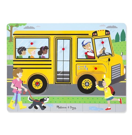 Shop the Word: Puzzle-Wheels On The Bus Sound Puzzle (6 Pieces) (Ages 2 ...