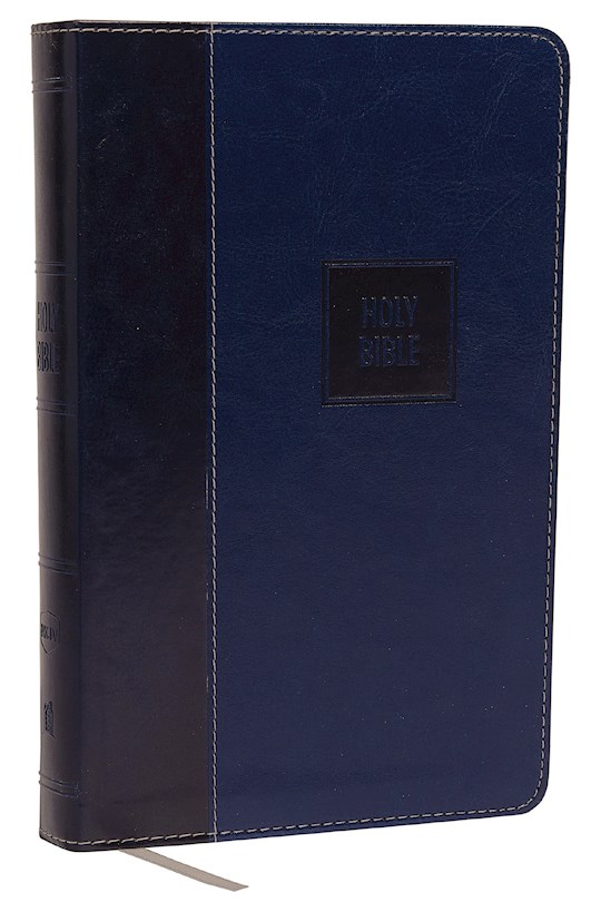 NKJV Deluxe Gift Bible (Comfort Print)-Navy Blue Leathersoft | SHOPtheWORD