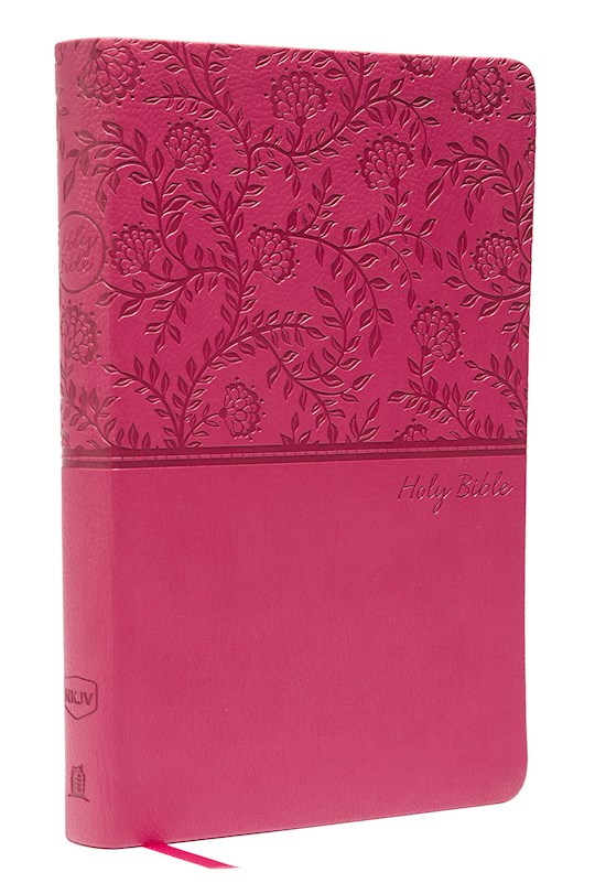 NKJV Thinline Bible (Comfort Print)-Pink Leathersoft | SHOPtheWORD