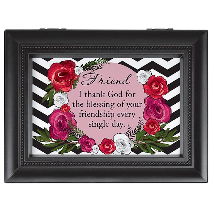 Music Box-Friend/I Thank God.../Recordable (8 x 6) | SHOPtheWORD