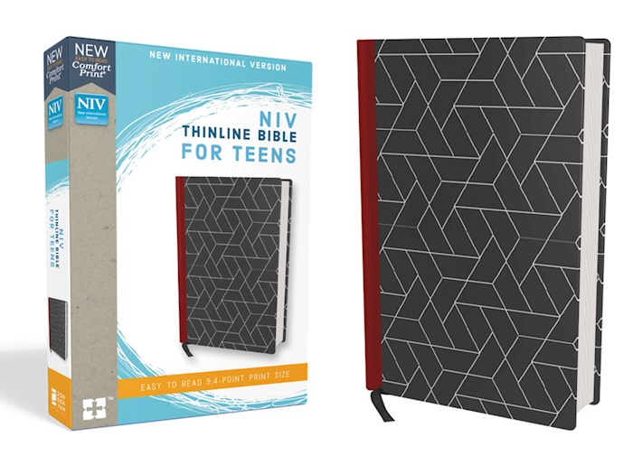 NIV Thinline Bible For Teens (Comfort Print)-Black Hardcover | SHOPtheWORD