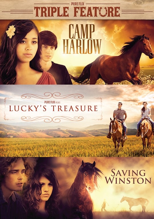 DVD-Triple Feature: Camp Harlow/Lucky's Treasure/Saving Winston (3 movies) | SHOPtheWORD