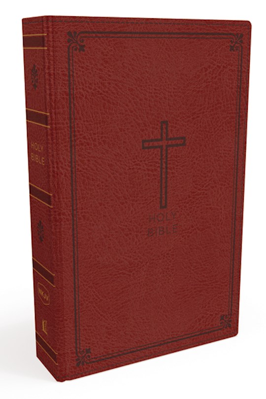 NKJV Thinline Bible (Comfort Print)-Crimson Leathersoft | SHOPtheWORD