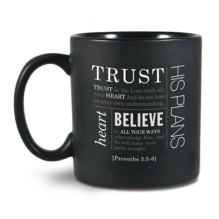 Mug-Simple Faith Series II: Trust-Black (#18843) | SHOPtheWORD