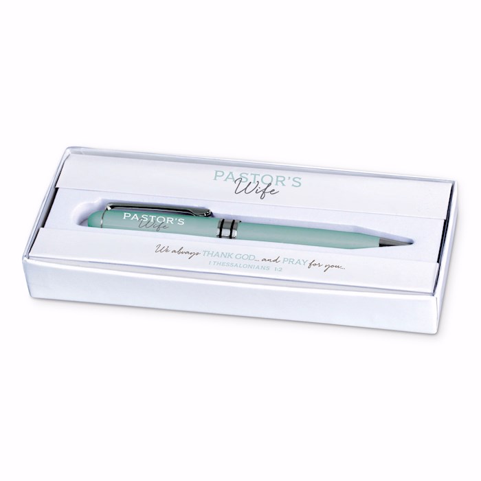 Pen-Thank You-Pastor'S Wife-Teal (#77211) | SHOPtheWORD