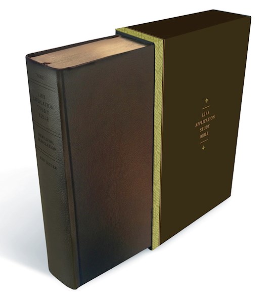 NLT Life Application Study Bible (Second Edition)-Espresso Brown Hardcover (Not Available-Out Of Print) | SHOPtheWORD