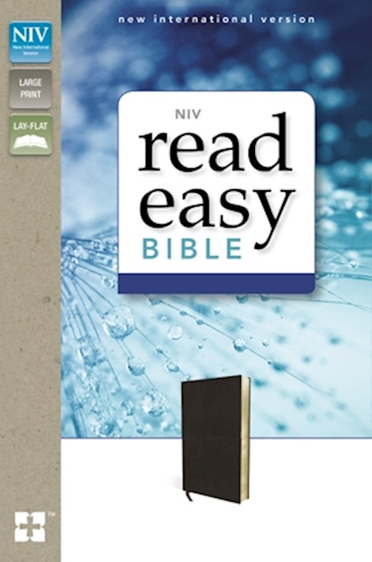 NIV ReadEasy Bible-Black Genuine Leather | SHOPtheWORD
