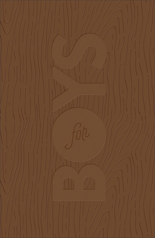 CSB Study Bible For Boys-Brown-Wood Design LeatherTouch | SHOPtheWORD