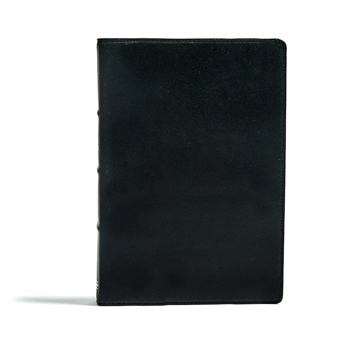 KJV Large Print Ultrathin Reference Bible-Premium Black Genuine Leather | SHOPtheWORD