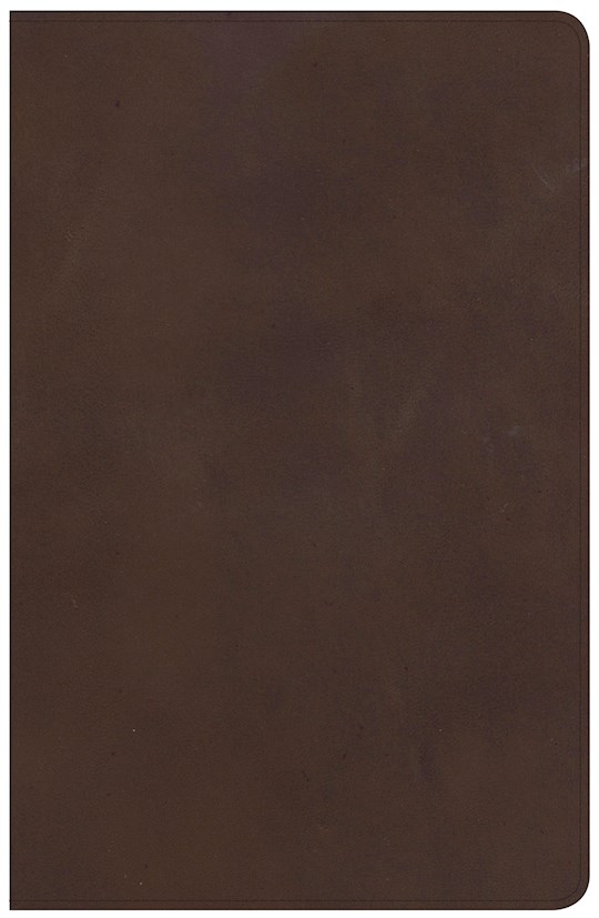 NKJV Large Print Personal Size Reference Bible-Brown Genuine Leather Indexed | SHOPtheWORD