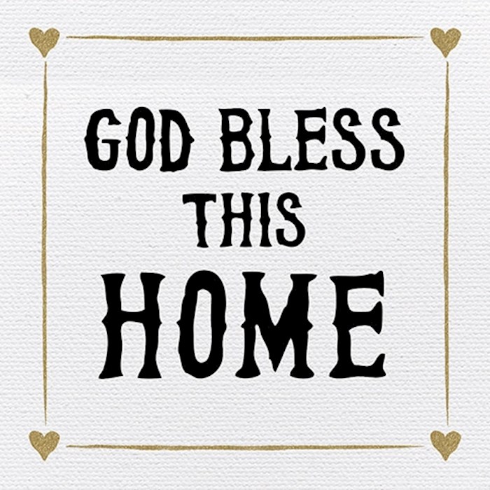 Plaque-Tabletop-God Bless This Home (4