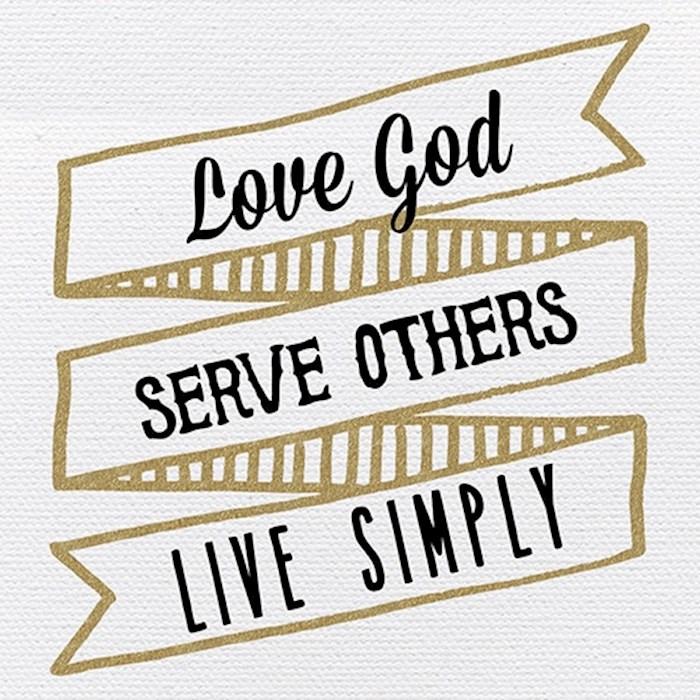 Plaque-Tabletop-Love, Serve, Live (4