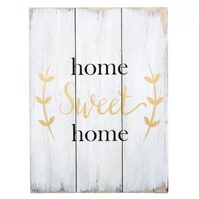 Wood Pallet Sign-Home Sweet Home (11.75