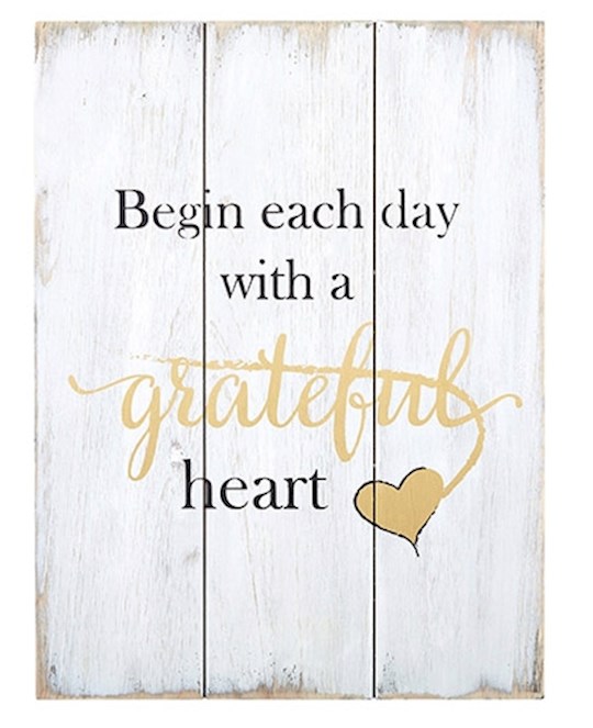 Wood Pallet Sign-Grateful Heart (11.75