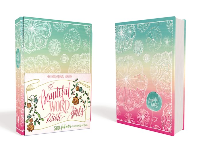 NIV Beautiful Word Bible For Girls (Full Color)-Floral Hardcover (Not Available-Out Of Print) | SHOPtheWORD