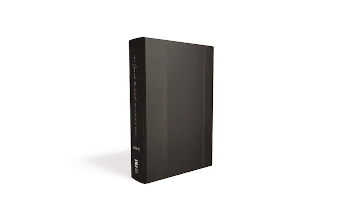 NIV Journal The Word Reference Bible-Black Hardcover | SHOPtheWORD