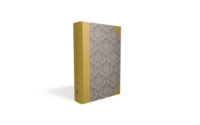 NIV Journal The Word Reference Bible-Gold/Gray Leathersoft | SHOPtheWORD