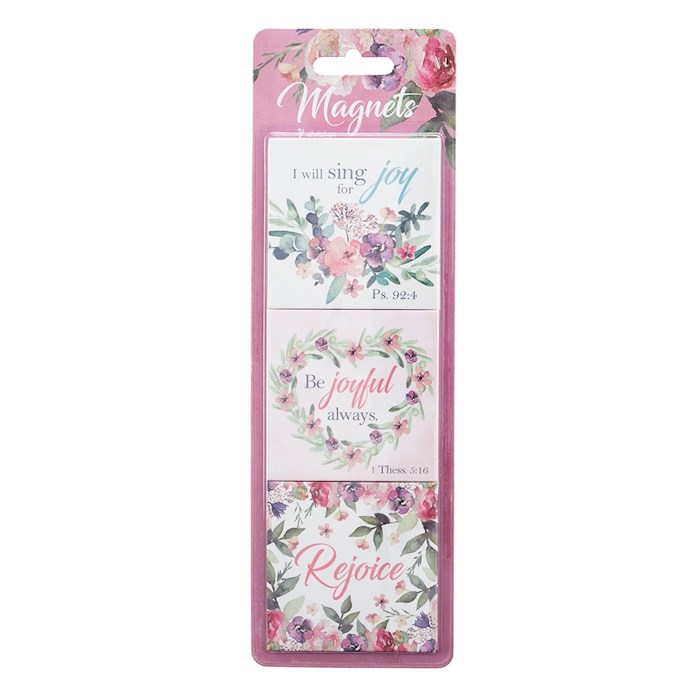 Magnet Set-Rejoice (Set Of 3) | SHOPtheWORD