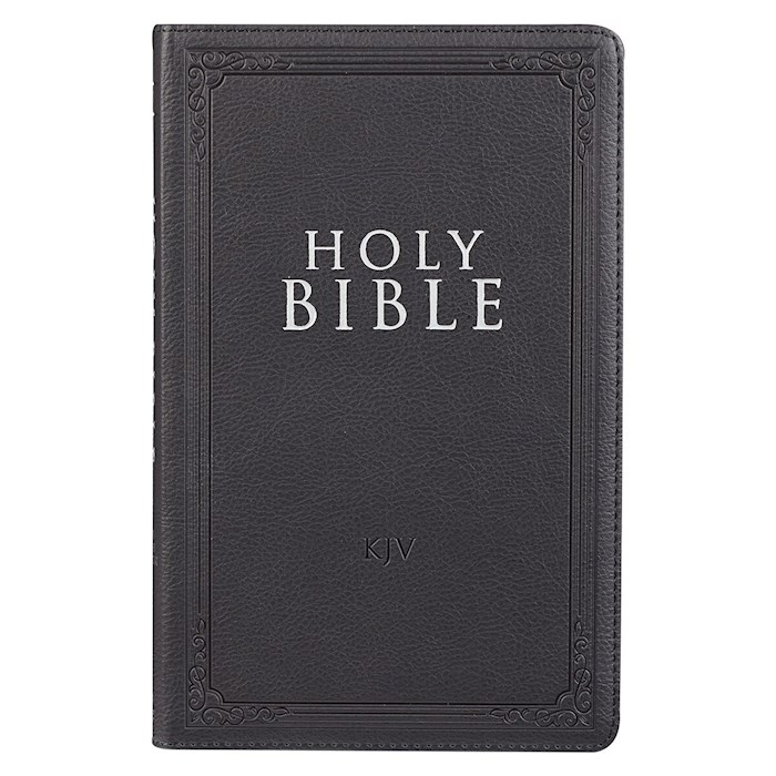 Anchor Up: KJV Gift Edition Bible-Black LuxLeather - By KJV: Bible