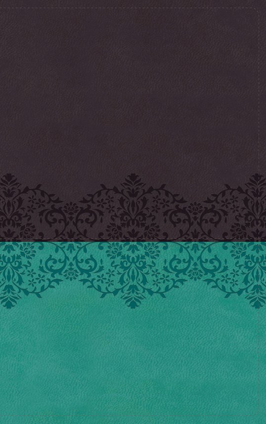 NIV Life Application Study Bible/Personal Size-Gray/Teal LeatherSoft (Not Available-Out Of Print) | SHOPtheWORD