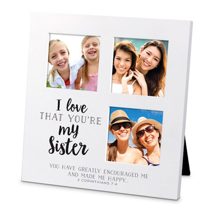 Frame-Collage-Sm-MDF-I Love That-Sister (#25724) | SHOPtheWORD