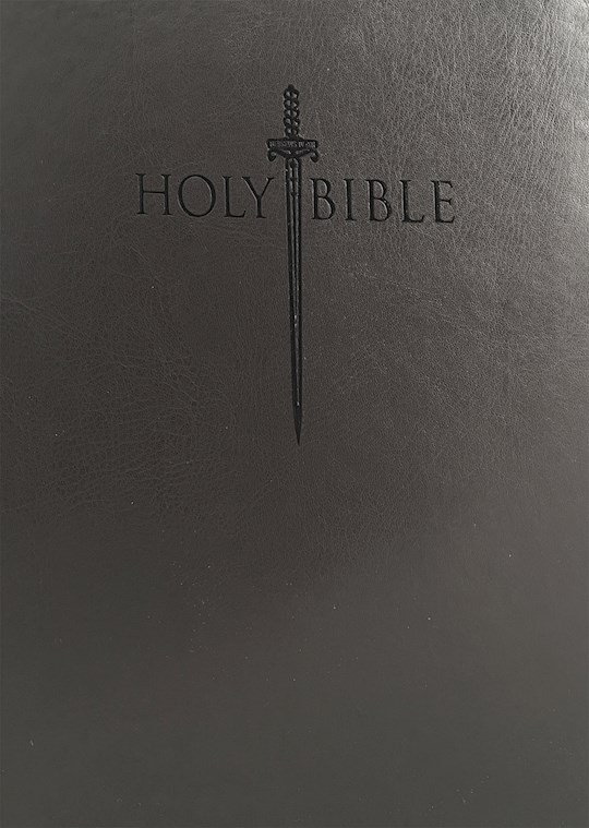 KJVER Sword Study Bible Giant Print Charcoal Ultrasoft (Publisher Indefinitely Out Of Stock) | SHOPtheWORD