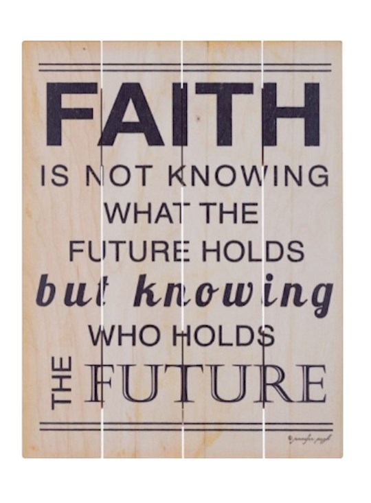 Rustic Pallet Art-Faith (16 x 20) | SHOPtheWORD