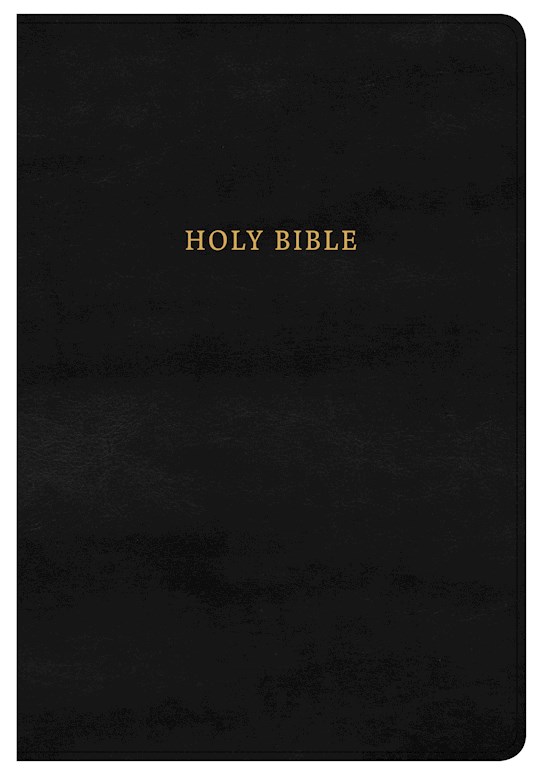 KJV Super Giant Print Reference Bible-Classic Black LeatherTouch Indexed | SHOPtheWORD