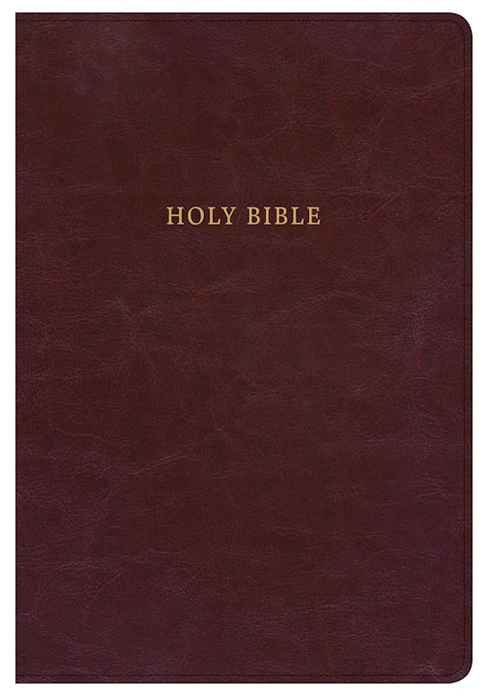 KJV Super Giant Print Reference Bible-Burgundy LeatherTouch Indexed | SHOPtheWORD