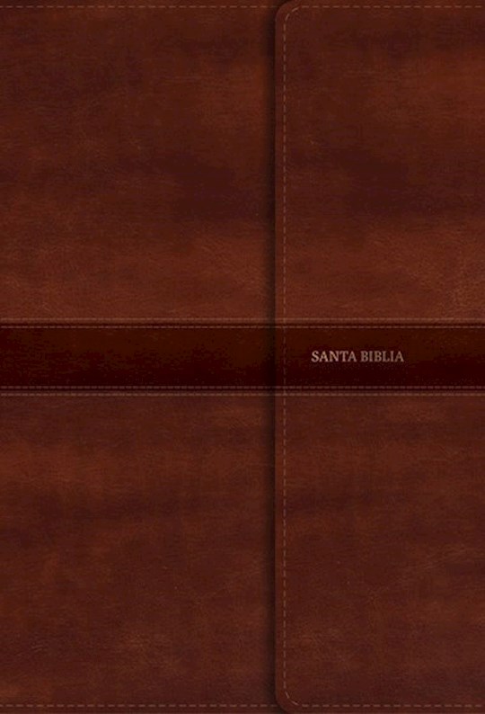Span-RVR 1960 Super Giant Print Reference Bible-Brown LeatherTouch w/Magnetic Flap | SHOPtheWORD