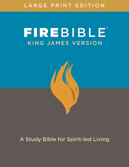 KJV Fire Bible/Large Print-Hardcover | SHOPtheWORD