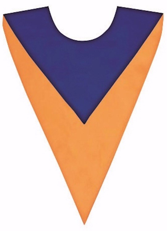 Reversible Choir Stole w/Cross-Blue | SHOPtheWORD
