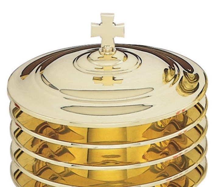 Bread Plate Cover-Solid Brass | SHOPtheWORD