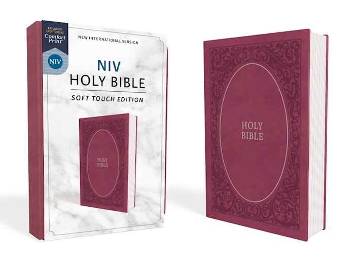NIV Holy Bible/Soft Touch Edition (Comfort Print)-Pink LeatherSoft | SHOPtheWORD