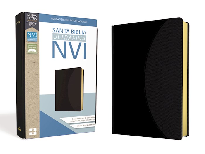 Span-NIV Ultrathin Bible (Comfort Print)-Black Leathersoft | SHOPtheWORD