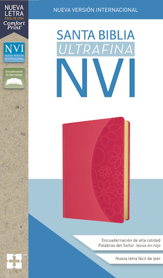 Span-NIV Ultrathin Bible (Comfort Print)-Pink Leathersoft | SHOPtheWORD