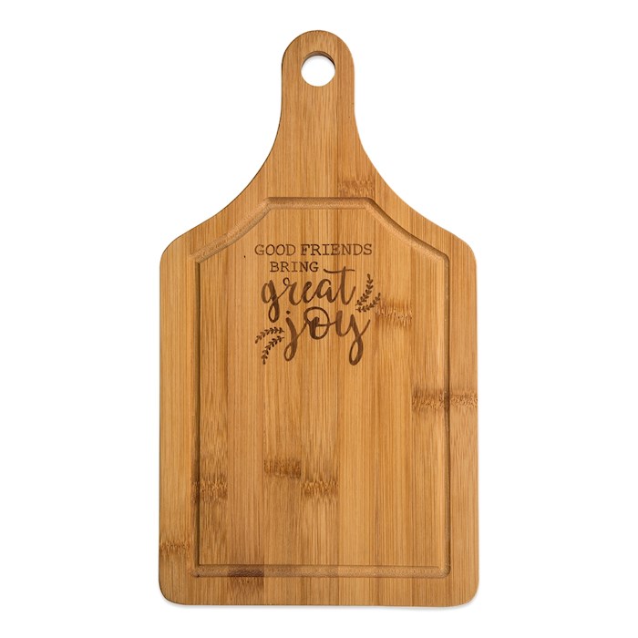 Bamboo Cutting Board-Good Friends | SHOPtheWORD