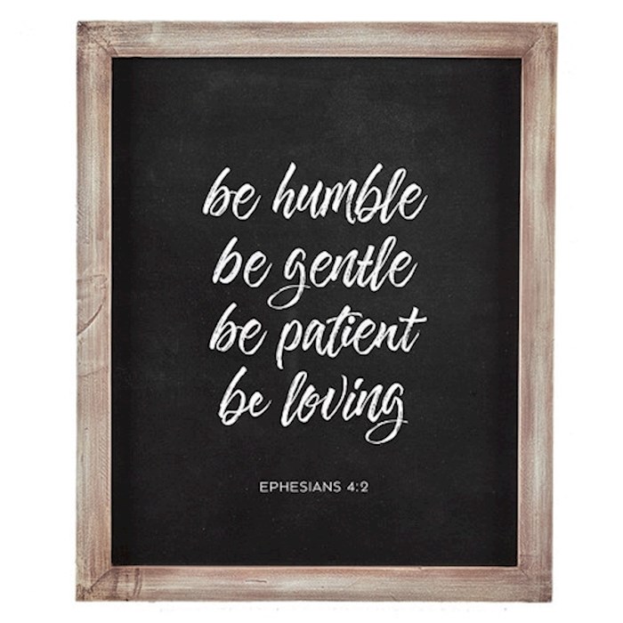 Wall Plaque-Be Humble | SHOPtheWORD